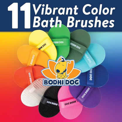 Bodhi Dog Shampoo Brush - Pet Grooming & Bath Supplies for Cats and Dog Bath Brush for Long & Short Hair - Premium Scrubber for Shower, Bathing & Massage - (One Pack, Pink)