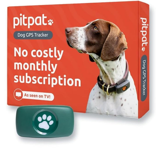 Dog GPS Tracker - No Subscription Fees - Suitable for All Dogs and Fits All Collars - Smart Activity Tracker, Satellite Tracking with Unlimited Range - 100% Waterproof Pet Tracker (Green)