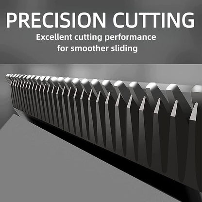 10# 7FC 5FC 4FC Detachable Pet Dog Grooming Blades, Compatible with Ainds, Oster A5, Wahl KM-10 and Other Series Clippers, Size: 1.5~9.5mm Cut Length. Black-4Pcs.