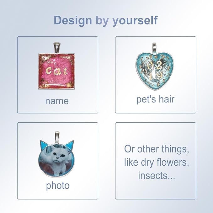 Pet Name Tags Personalized, ID Tags DIY kit for Dog&Cat, Customered Dog Tags with QR Code | Dynamic Profiles | Privacy Protected | Souvenir | with Rings (Heart)