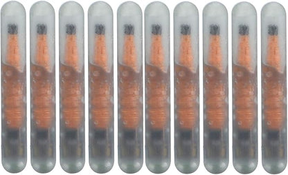 Mini 1.25mm Microchip for Dogs and Cats, Lightweight Label Glass Tube Chip Glass Tube Animal Tag Reader Pets Suppliers Shot Records for Pet Dog Cat Cow Pig Rabbit Fish Puppies 10 Pack