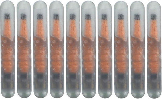 Mini 1.25mm Microchip for Dogs and Cats, Lightweight Label Glass Tube Chip Glass Tube Animal Tag Reader Pets Suppliers Shot Records for Pet Dog Cat Cow Pig Rabbit Fish Puppies 10 Pack