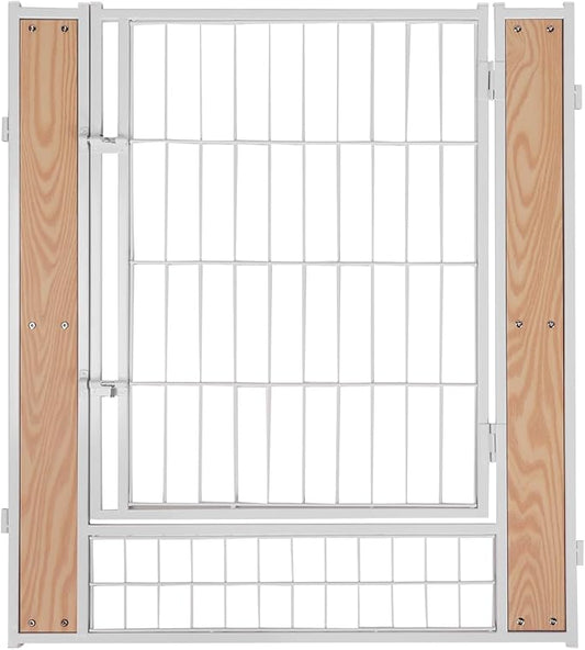 Heavy Duty Dog Playpen 32 Inch Height - Indoor Outdoor Pet Fence Enclosure for Medium and Small Dogs - Foldable Puppy Exercise Pen for Indoor and RV Camping or Yard
