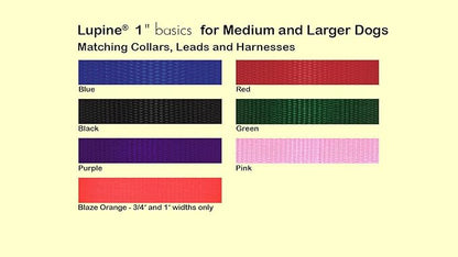 LupinePet Basics 1" Purple 25-31" Adjustable Collar for Extra Large Dogs