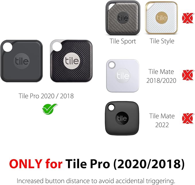Silicone Tile Dog Collar Holder for Tile Pro 2020 & 2018, 2 Pack Tile Case Protective Cover for Pet Dog Cat (Black/Mint Green)