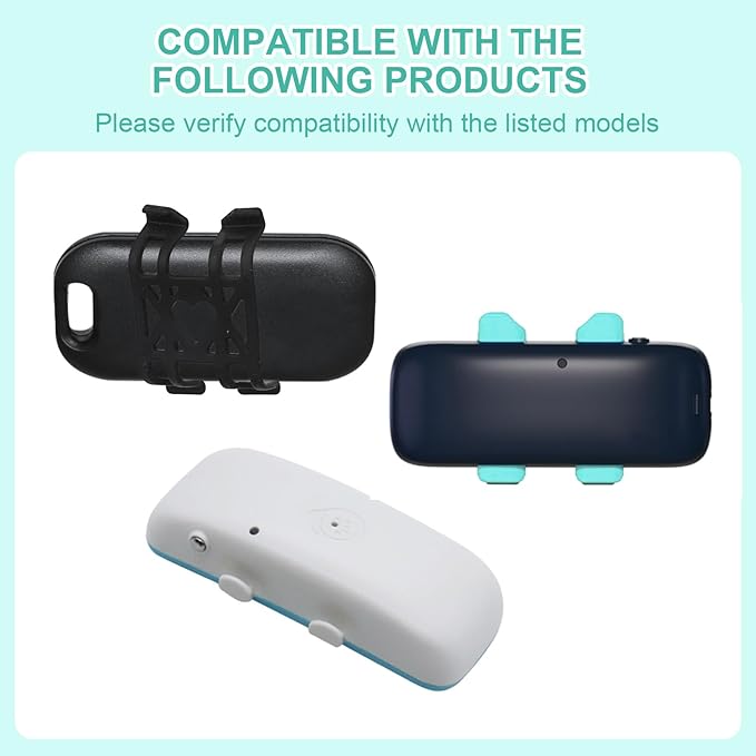 4Pcs Dog GPS Trackers Rubber Clip Compatible with Tractive GPS, Soft Pet Location Trackers Clips, Replacement Rubber Attachment Clips for Pet