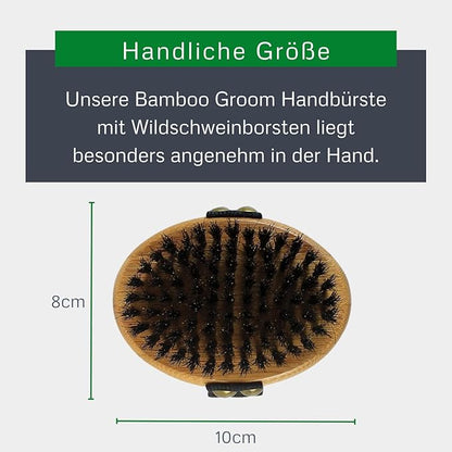 Palm Brush with Boar Bristles for Pets