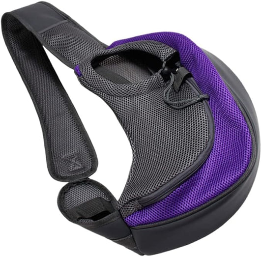 Mipcase Pet Carrier Shoulder Bag Shoulder Bag Pet Supplies Cross-Body Bag Pet Carriers Pet Carrying Bag Pet Bag Purple The Back Purse Pet