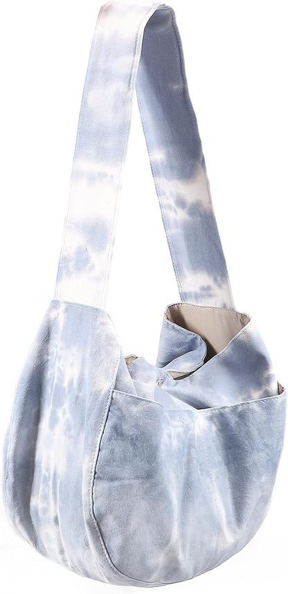 Dog and Cat Sling Carrier, Hands Reversible Pet Papoose Bag Soft Pouch and Tote Design Suitable for Puppy Small Dogs and Cats for Outdoor Travel