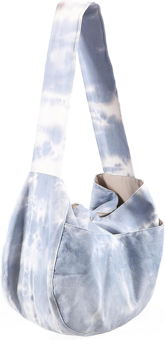 Dog and Cat Sling Carrier, Hands Reversible Pet Papoose Bag Soft Pouch and Tote Design Suitable for Puppy Small Dogs and Cats for Outdoor Travel