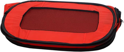 Portable Pop Up Dog Crate-Medium Red