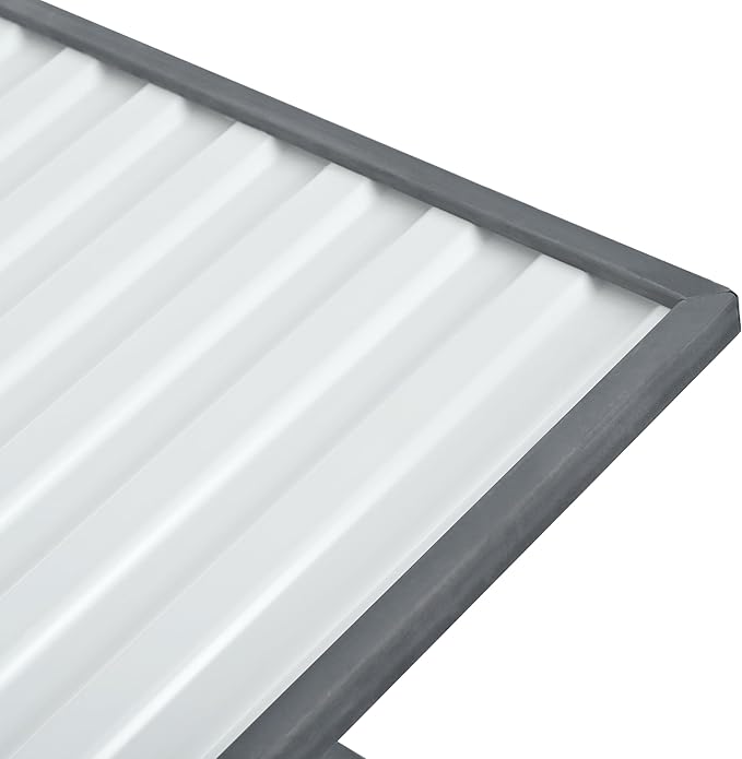 Dog House with Terrace,Weatherproof PVC Roof Small Dogs Kennel W/ 2 Feeding Stainless Bowls and 4 Wheels,Indoor & Outdoor Pine Dog Cage,Easy to Assemble,for Small Dogs,Pets,Gray