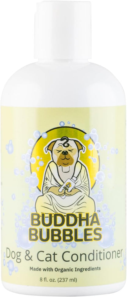 Bubbles Organic Natural 16oz Shampoo & 8oz Conditioner Combo Grab & Go Set for Dogs | Gentle, Aids in Itch Relief and Fights Dandruff - Smells Great