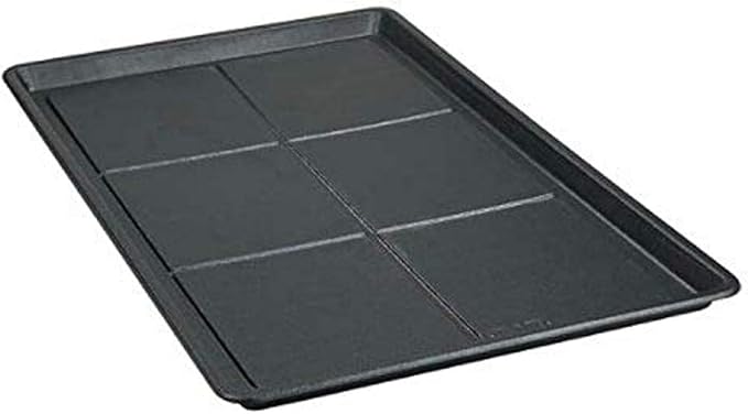 ProSelect Replacement Floor Trays - Durable Easy-to-Clean ABS-Plastic Trays for Everlasting Crates - X-Large, 48" x 30", Black