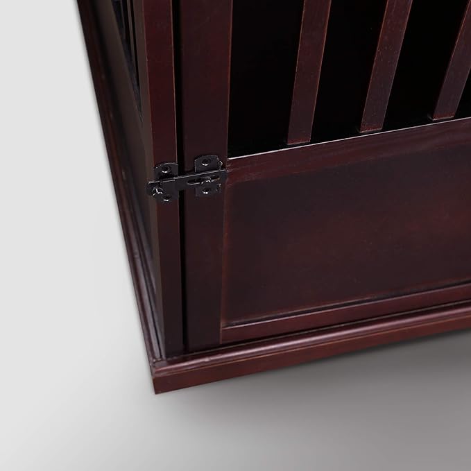Casual Home Wooden Pet Crate, End Table, Medium, New Espresso