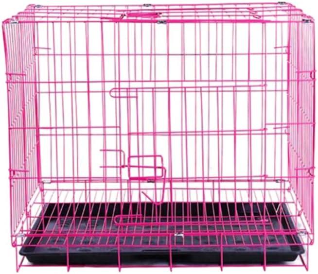 Wire Dog Crate Folding Cage, Portable, Easy to Install, Durable, Secure, Warm