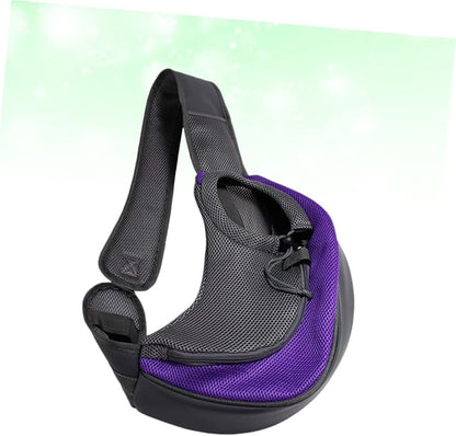 Mipcase Pet Carrier Shoulder Bag Shoulder Bag Pet Supplies Cross-Body Bag Pet Carriers Pet Carrying Bag Pet Bag Purple The Back Purse Pet