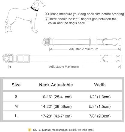 Beirui Genuine Leather Dog Collar with Quick Release Metal Buckle, Comfortable Leather Collar for Small Medium Large Dogs