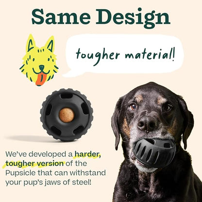 WOOF Power Chewer Pupsicle - Durable Dog Toys for Aggressive Chewers - Easy to Clean - Toys for XL Dogs 75 lbs and Up