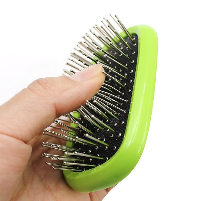 H&H Pets Grooming Brush Kit for Dogs & Cats - 3 in 1 Brush with Bath Massage, Pin Slicker, and Bristle Brush - Lightweight and Compact Dog Supplies - Professional Pet Hair Brush for Everyday Use