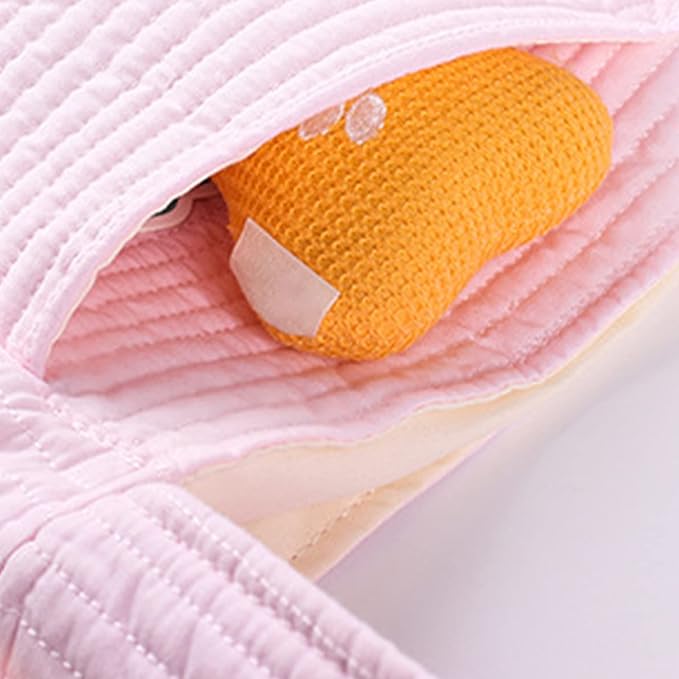 VINGVO Pet Carrier Sling Bag, Dog Sling Carrier Hands Free Single Shoulder Outer Pocket Portable for Travel for Small Cats (Pink)