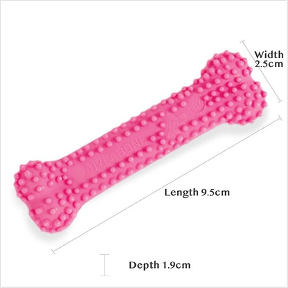 Nylabone Puppy Teething & Soothing Flexible Chew Toy Chicken Pink X-Small/Petite - Up to 15 lbs. (1 Count)