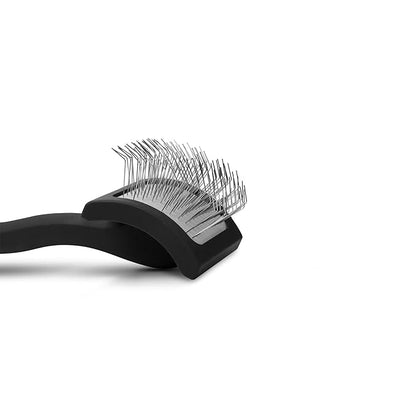 Chris Christensen Baby K Dog Slicker Brush, Groom Like a Professional, Fluff Detangle Style, Saves Time Energy, Black, Small