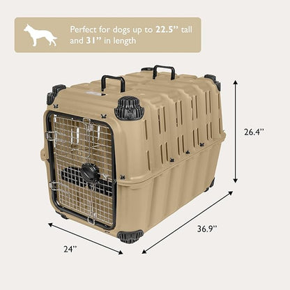 Mammoth Guardian Dog Kennel - Desert Sand Tan