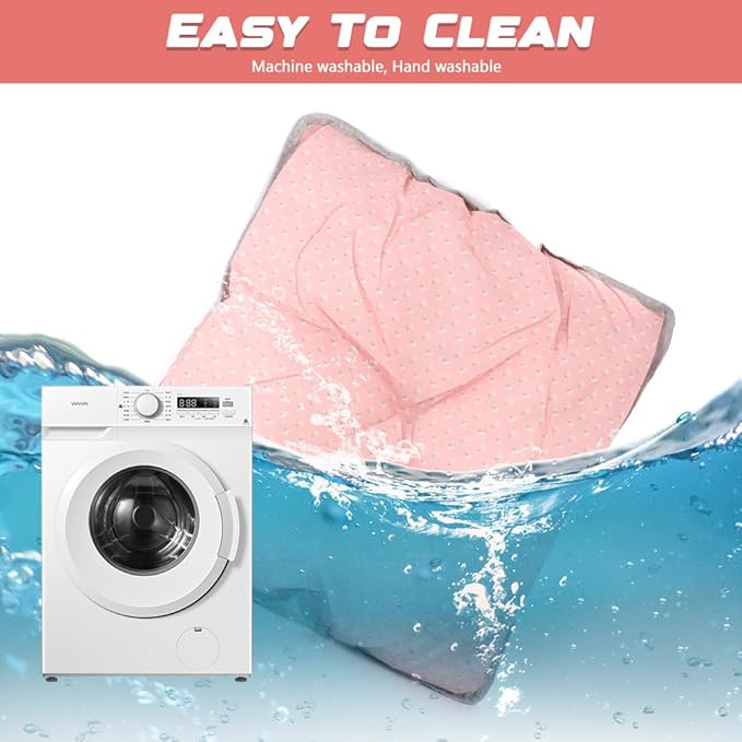 pawstrip Dog Tent Indoor Cat House Pink Puppy Bed Portable Pet Teepe Princess Dog Camping Tent Outdoor Kitten Houses Cute Bunny Nest Girl Kitty Cave (L, Light Pink)