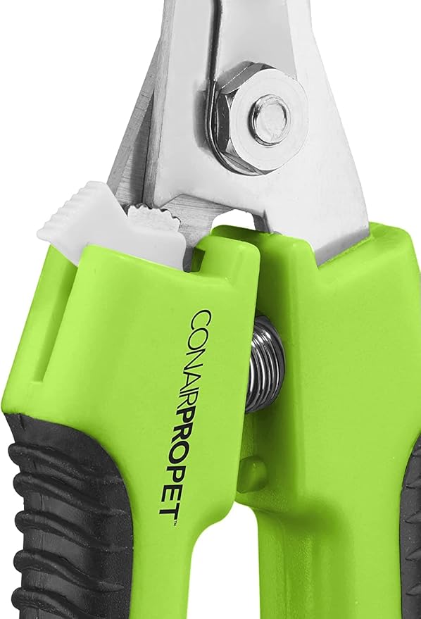 CONAIRPROPET Nail Clipper for Dogs with Stainless Steel Blades, Ideal for Small Dog Breeds,Yellow