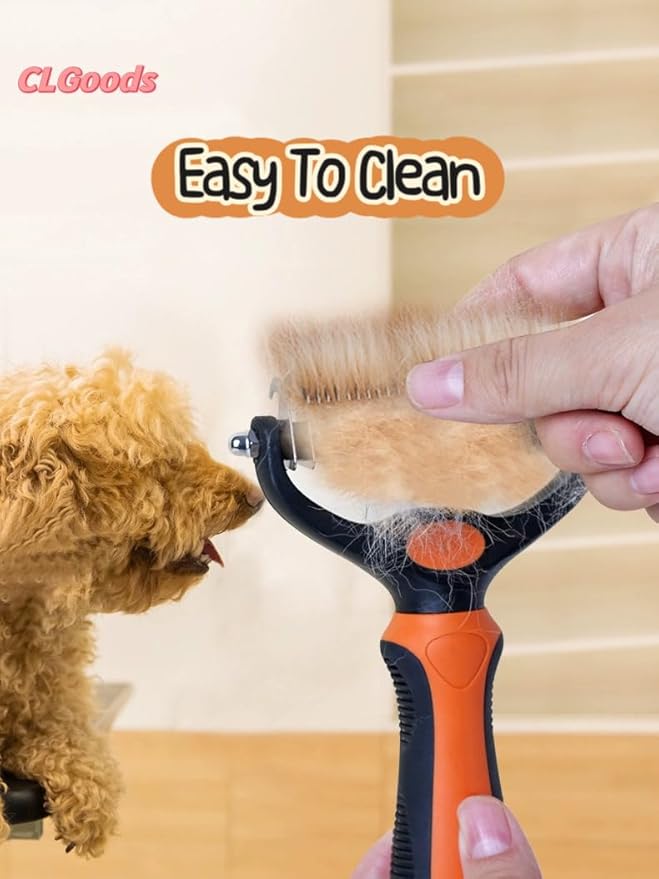 Pet Dual-Sided Dematting Comb，Pet Grooming Comb- Double Sided Shedding, Dog Comb，Pet Comb，Dog Comb for Shedding, Pet Comb