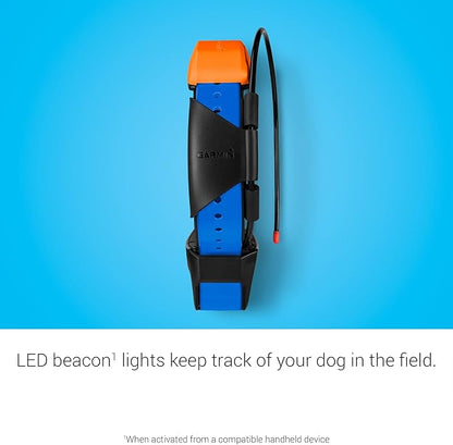 Garmin T 5X Dog Device, Tracking and Training Dog Device with Collar, Rugged and Water-Resistant, High-Sensitivity GPS, Blue