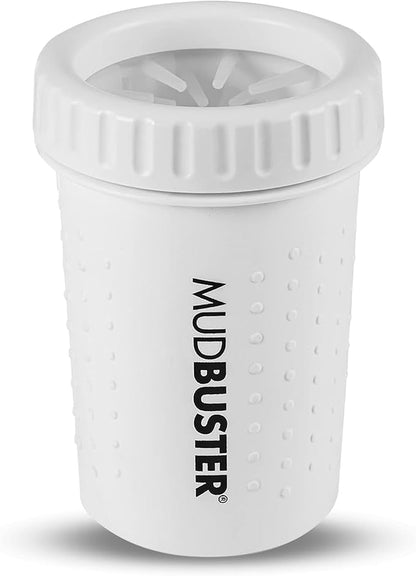 Dexas MudBuster Portable Dog Paw Cleaner, Medium, Bright White Special Edition, Premium Pet Supplies and Accessories
