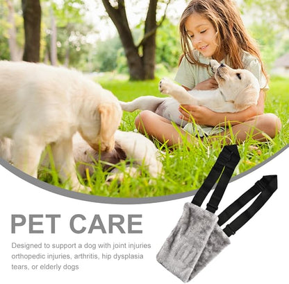 Dog Sling with Stainless Steel Pet Whistle, Dog Lifter for Large Elderly Dogs, Dog Support Harness for Back Legs, with Adjustable Japanese Buckle(Size:L)