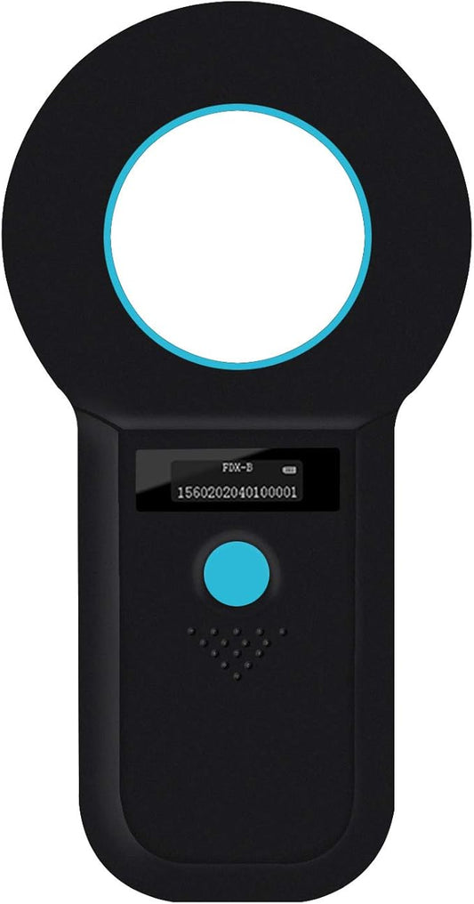 Smoostart Microchip Scanner, 1000 Records Increased Huge Data Storage Upload to PC, Scanning Distance and Speed Increase, Only Compatible with FDX-B/EMID (15/10) Digits Microchips