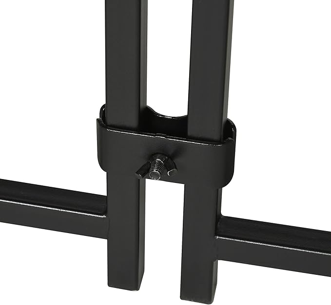 PawHut Dog Kennel Outdoor with Waterproof Canopy, Dog Run with Galvanized Chain Link, Secure Lock, for Backyard and Patio, Large and Medium Sized Dogs, 9.3' x 4.6' x 5.2'