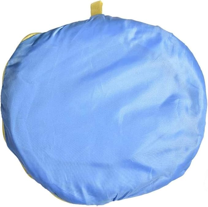 Small Animal Playpen,Portable Small Animal Cage Tent Breathable Pet Playpen Cage Tent Pop-Up Outdoor&Indoor Exercise Fence for Hamster Guinea Pig Rabbit Puppy Hedgehog (Blue with Cover)
