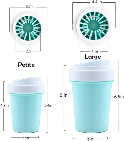 Portable Silicone Paw Washer for Large/Petite Dogs - Easy to Use & Clean, Nice Packing
