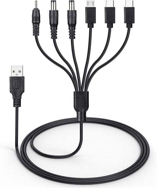 Charger for Bousnic Dog Shock Collar, 6-in-1 Training Collar USB Charging Cable, 3.3 ft