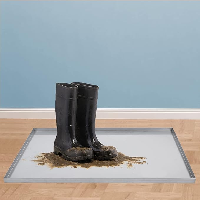 35x21.63x1 Replacement Tray for Dog Crate, Galvanized, Chew-Proof and Crack-Proof Dog Kennel Tray Replacement