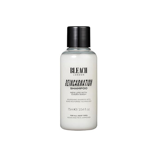 Bleach London Reincarnation Bond Restoring Shampoo Mini (75ml / 2.5oz) - Strengthening Daily Shampoo for All Hair Types, Vegan & PETA-Approved