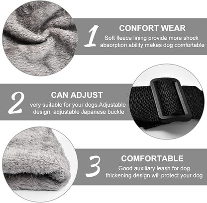 Dog Sling with Stainless Steel Pet Whistle, Dog Lifter for Large Elderly Dogs, Dog Support Harness for Back Legs, with Adjustable Japanese Buckle(Size:M)