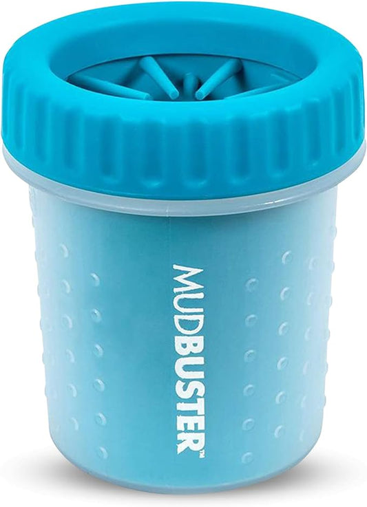 Dexas MudBuster Portable Dog Paw Cleaner - Premium Quality, Blue, Small Size for Pet Supplies and Accessories