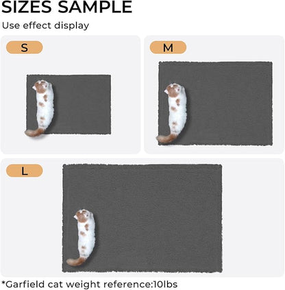 Luciphia Premium Fleece Dog Puppy Blanket Soft Pet Sherpa Calming Cat Blanket Throw for Small Medium Dog Cat(Grey,41x31 inches)