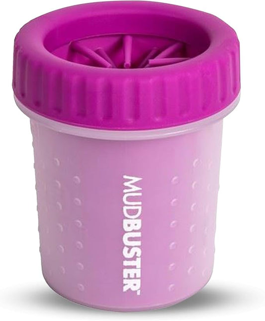 Dexas MudBuster Portable Dog Paw Cleaner, Small, Fuchsia - Premium Quality Pet Accessory