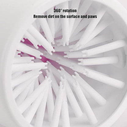 Dog Paw Washer Cup, Protable Safe and Non‑Irritating Dog Paw Washer Feet Cleaner for Dog for Dogs for Paws(pink)