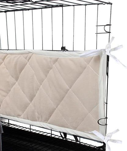 Apricot Dog Crate Training Pads - Tail Protector Bumpers, 36"X24"X10"