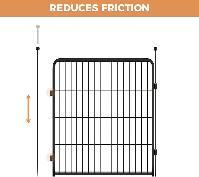 FXW 32 Pieces Muffler Tubes, Compatible with FXW Rollick/Instant Dog Playpen (Replacement for HomePlus/Dog Gate), Orange │ Patented
