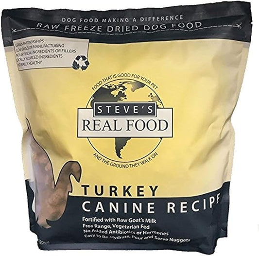 Steve's Real Food Freeze-Dried Raw Nuggets 1.25# (Turkey)