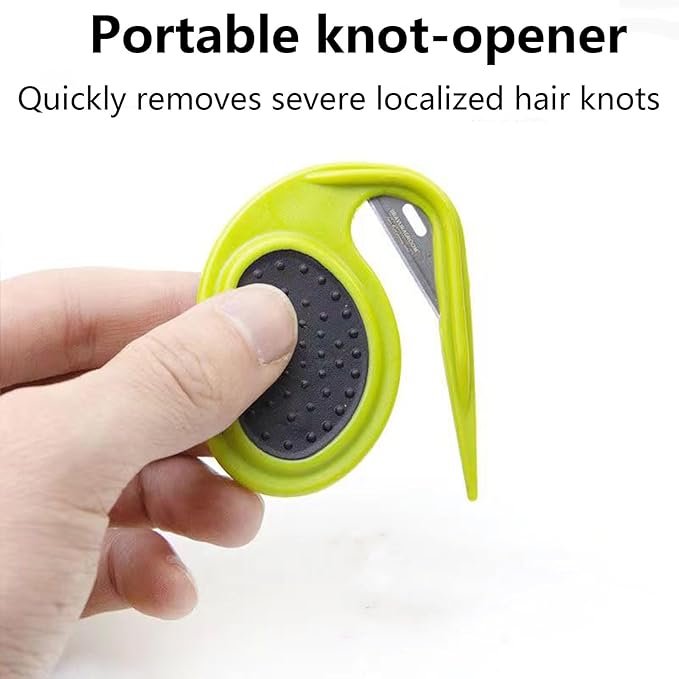 Knotting Comb for Cats and Dogs, Pet Knotting Comb for Medium to Long Hairs Removal, Pet Knotting Comb De Knotting Comb for Dog Pet Hair Removal Tool Cat Dog Grooming Comb Knot Remover, Green